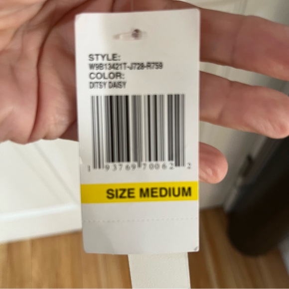 Wallflower green with yellow floral print size medium - Picture 4 of 8